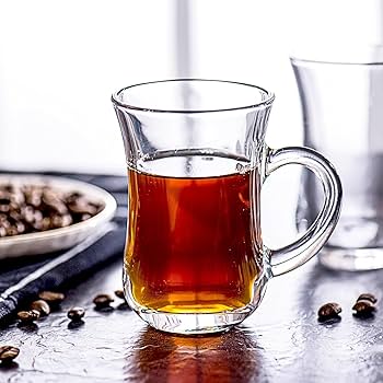 طقم اقلاص زجاج تركي بيد 6 قطع موديل 55783