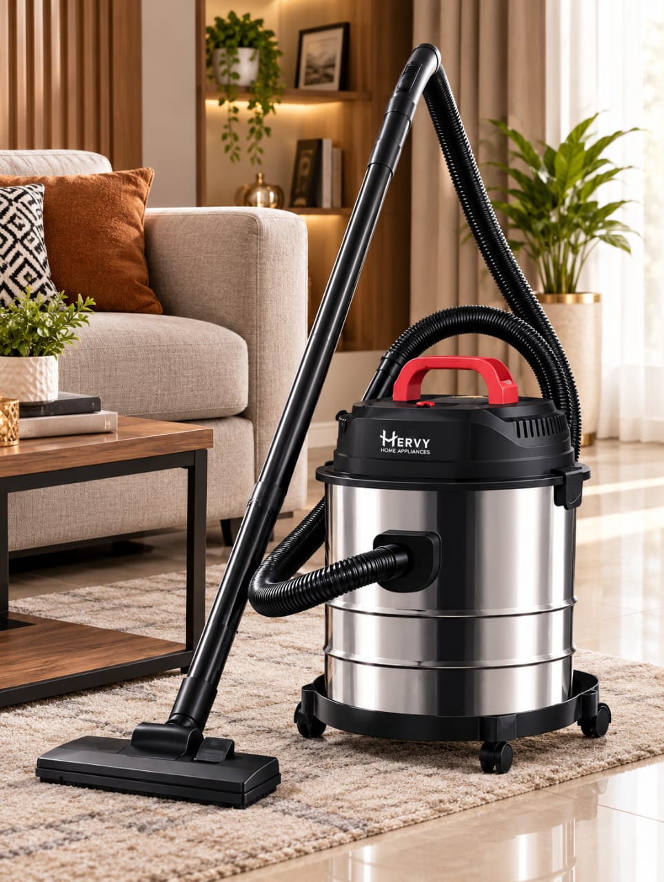 مكنسة هرفي 800وات-20لتر HERVY HV-3170