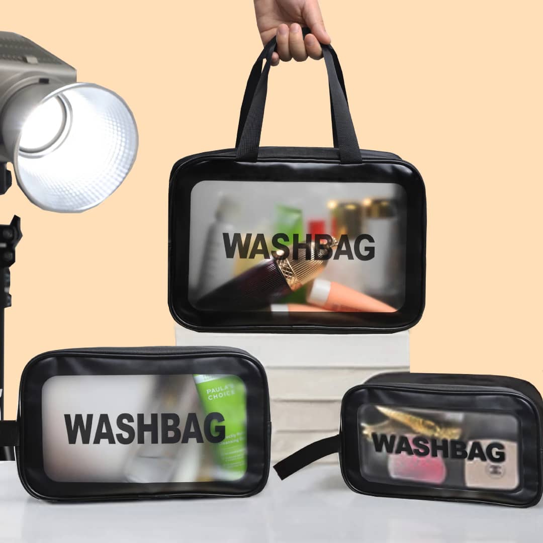 طقم شنط شفاف متعددة الاستخدمات 3 قطع AZ-3180