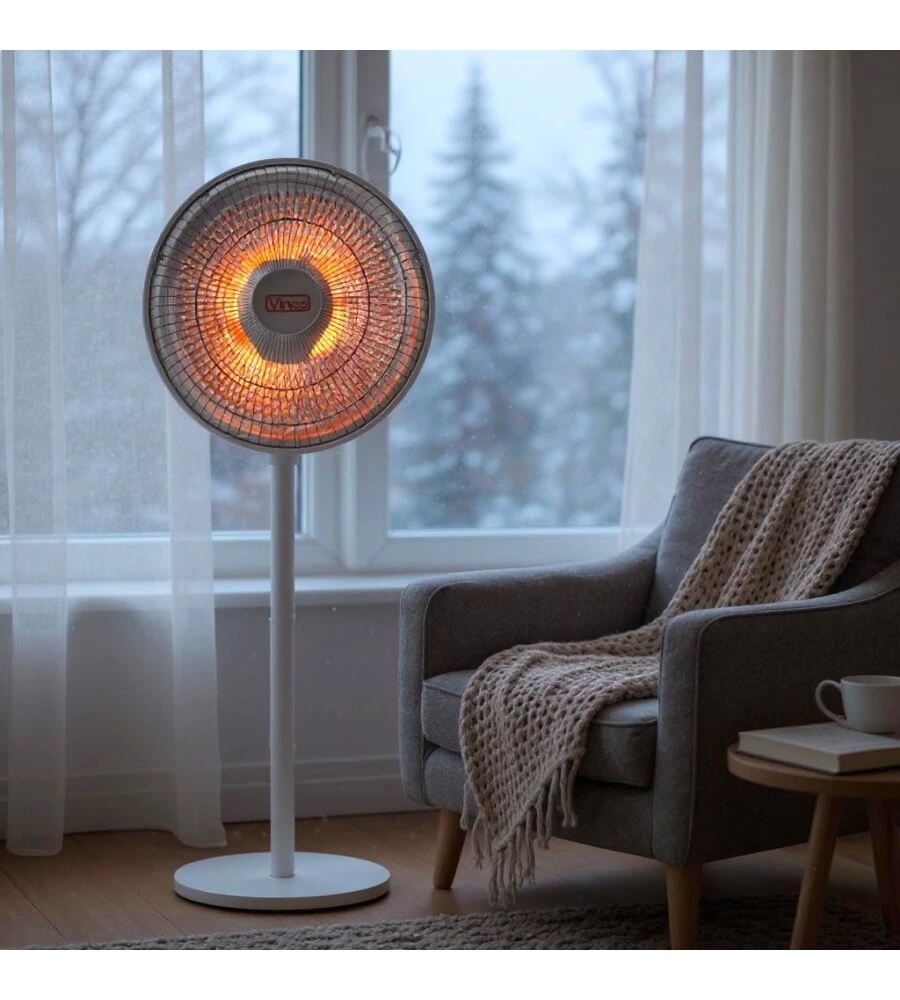 دفاية كهربائية جلاس طويل 400-1000 وات AZ-3104