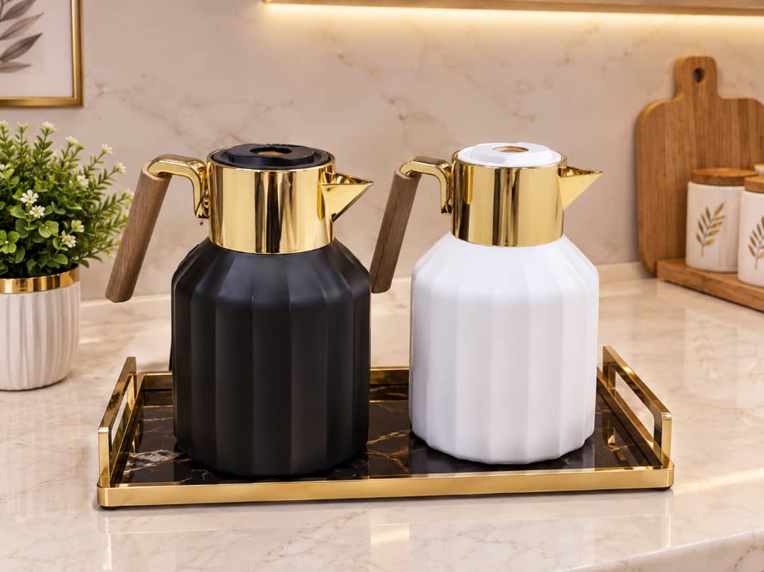 ثلاجة شاي 1 لتر مسكة خشب AZ-4076