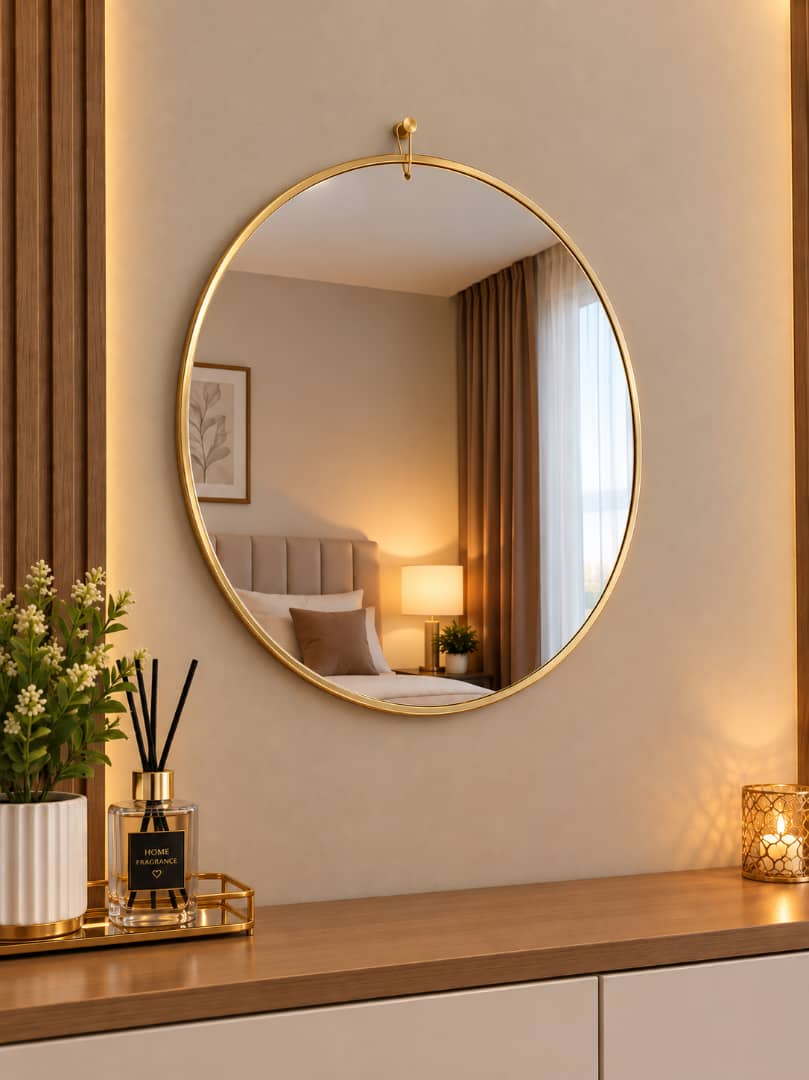 مراية مدور ضد الكسر برواز AZ-3780-3781