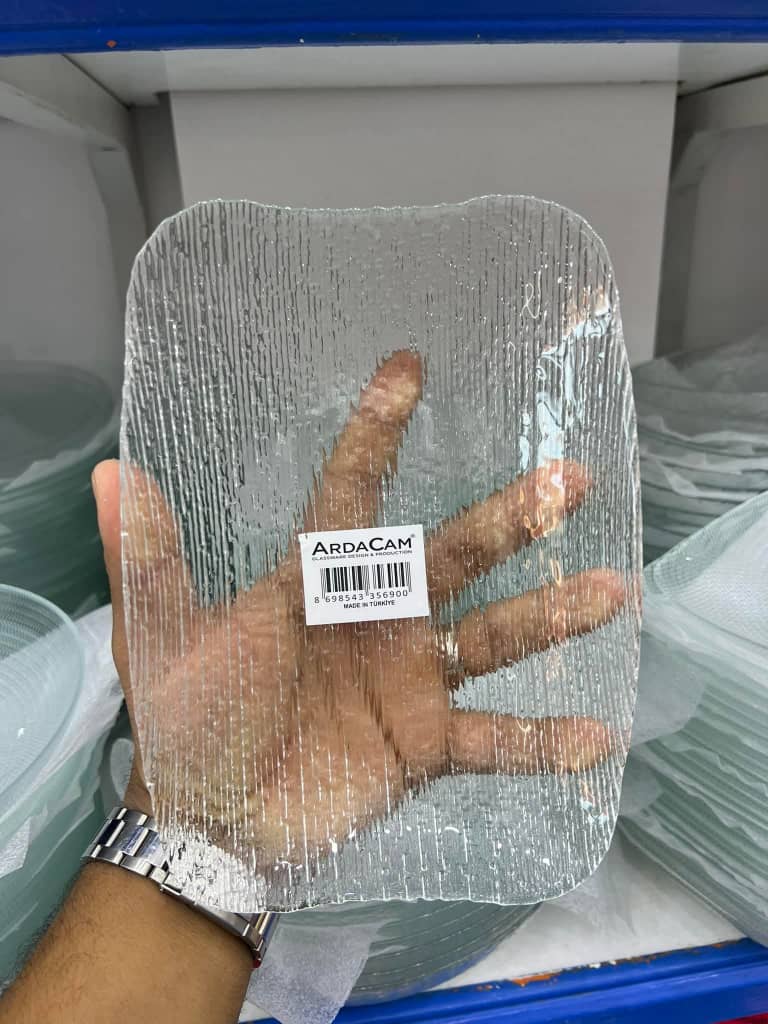 صحن تقديم زجاج تركي مستطيل AK-1686-1677-1689