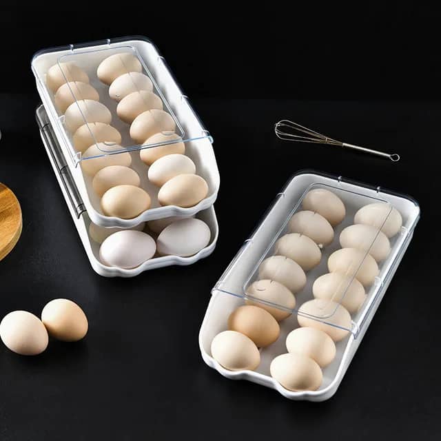 حافظة بيض بلاستيك غطاء اكرليك شفاف AZ-2542