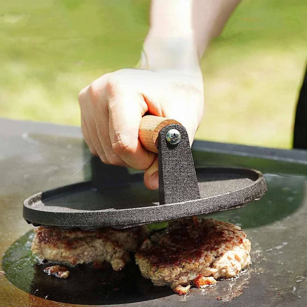 مكبس خبز ولحم ومشاوي حديد ثقيل AZ-3243