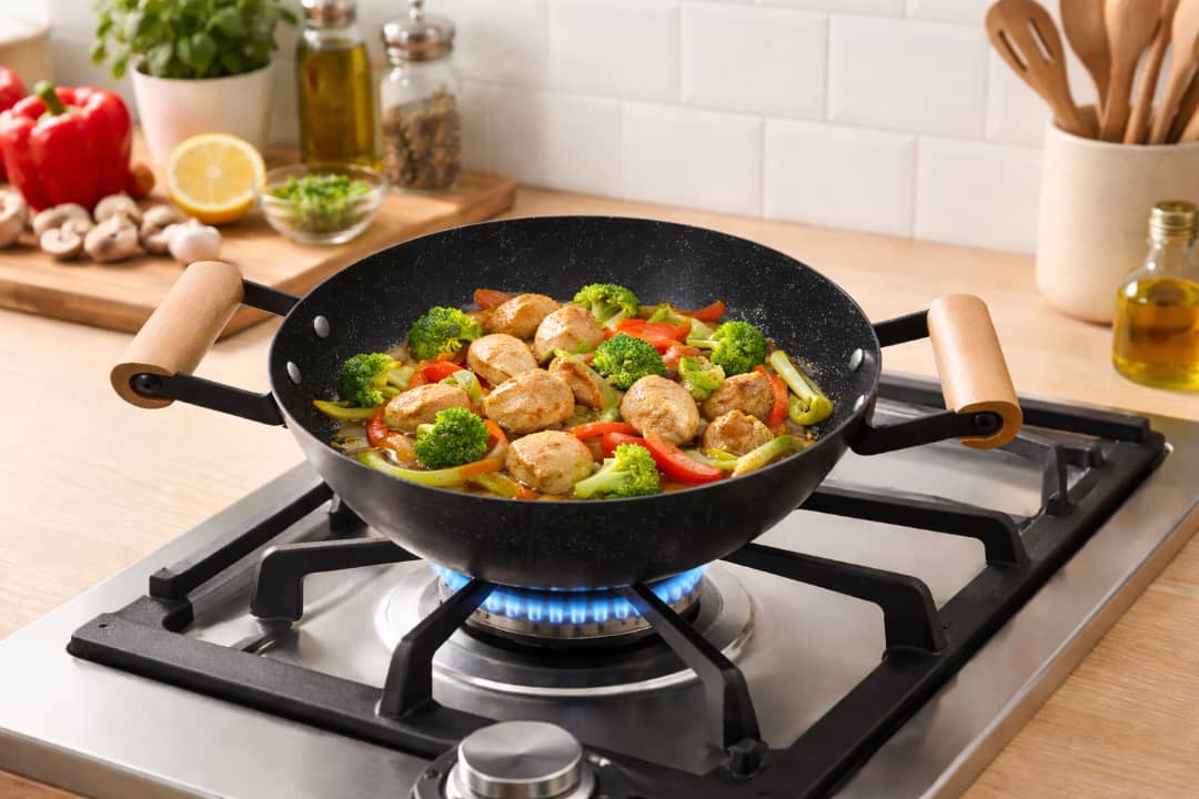 مقلى زيت جرانيت هوت شيف يدين خشب